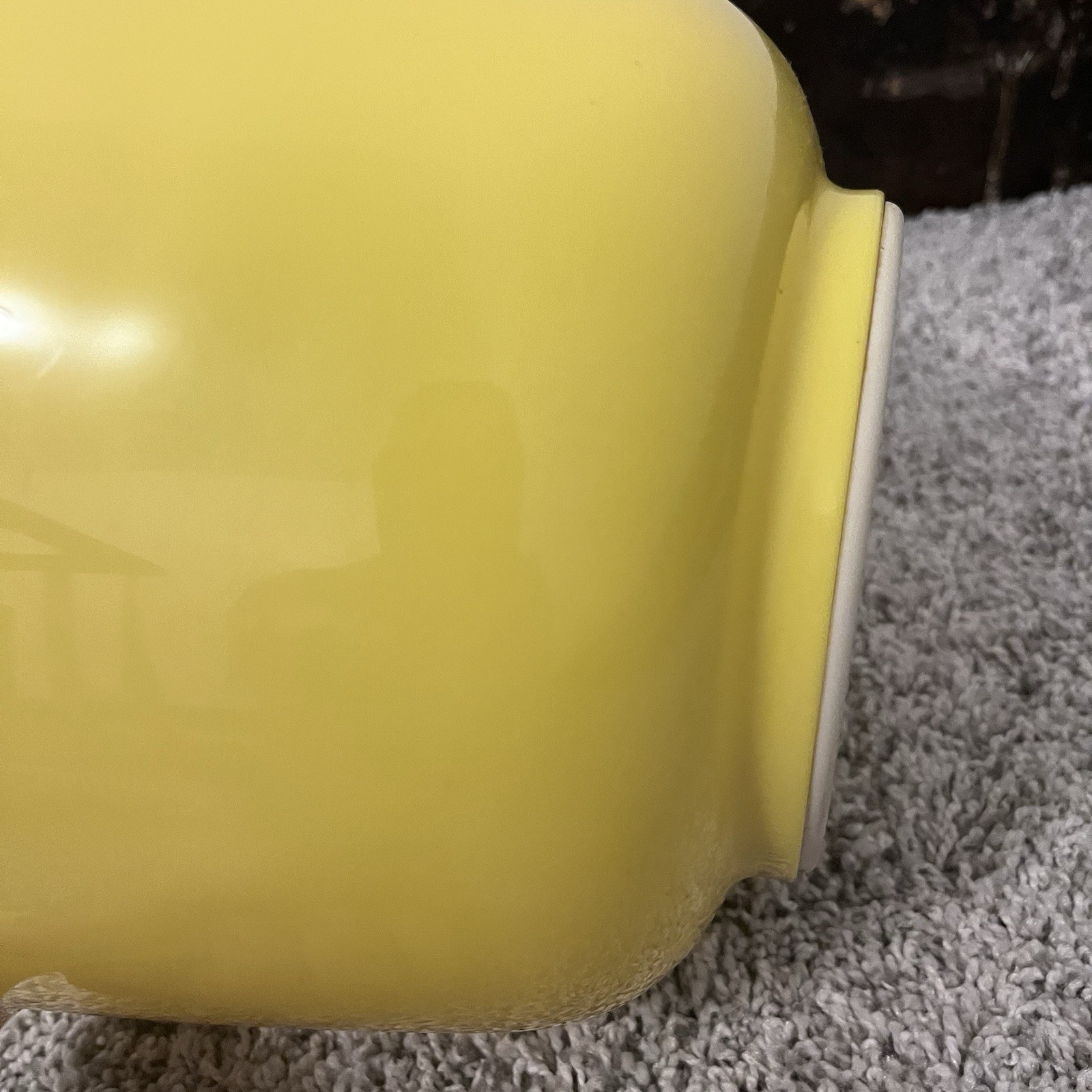 Vintage Rubbermaid 12 Cup/3 Quart Yellow Measuring Cup Batter Mixing Bowl #2663