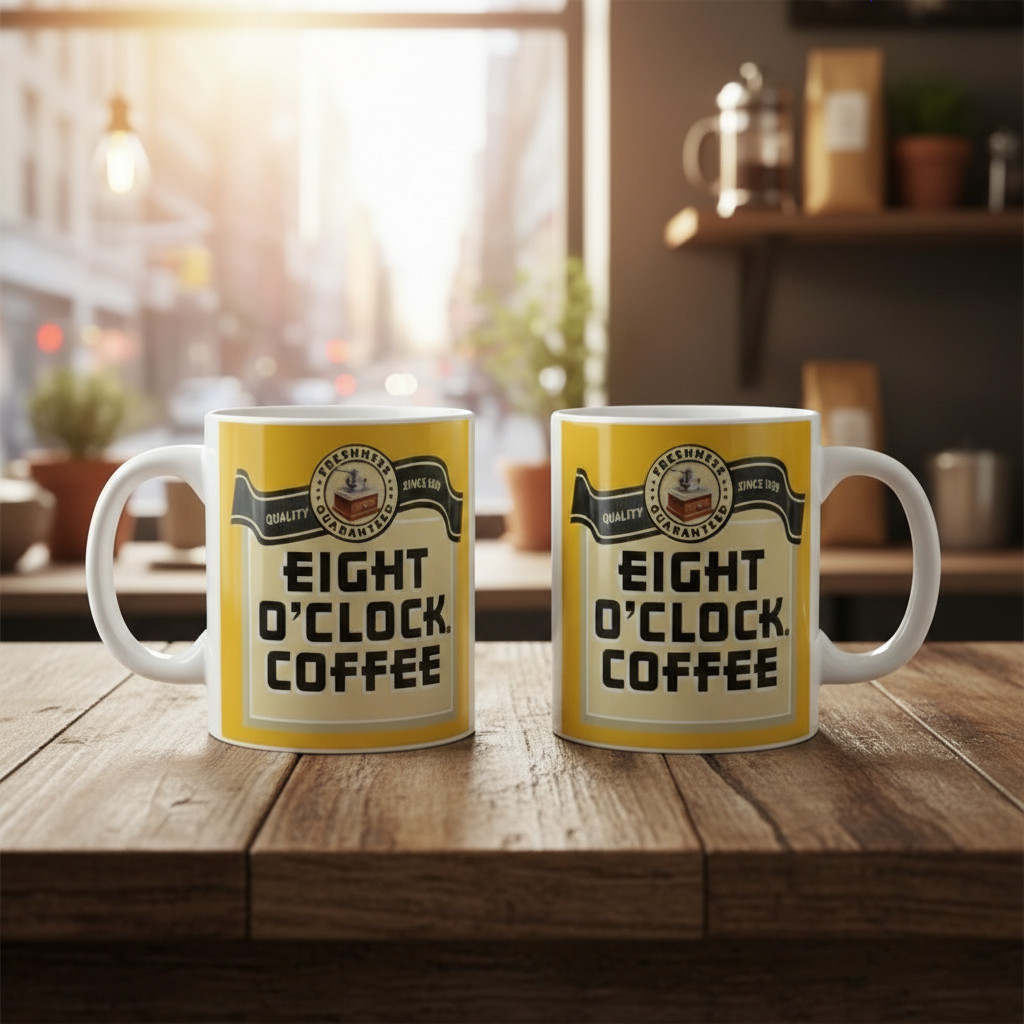 Vintage Eight O’Clock Mug