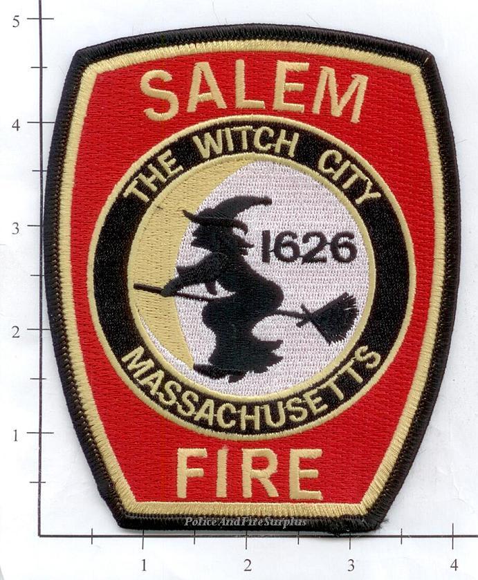 Massachusetts – Salem MA Fire Dept Patch v2 – The Witch City