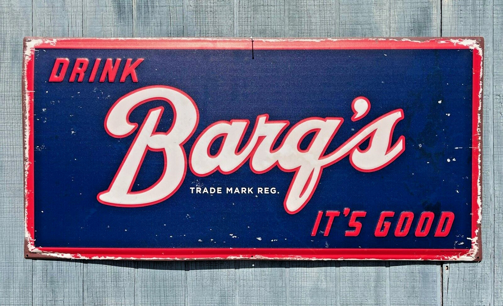 Barq’s Root Beer – 36in X 17in Metal Sign – NEW Vintage Look Coca-Cola / Coke