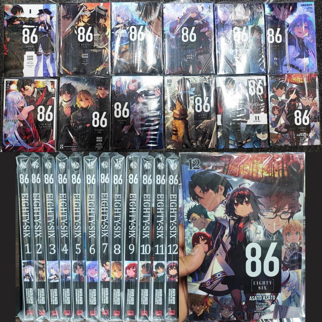 86 EIGHTY-SIX Light Novel Volume 1-13 Half/Full Set English Version NEW & SEALED