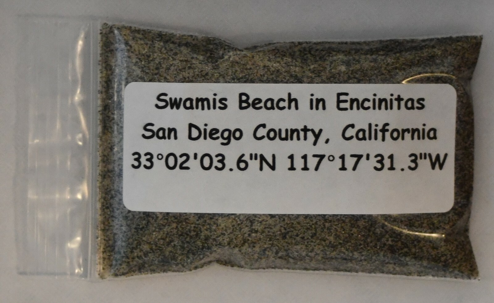 Swamis Beach Highly Magnetic Sand Sample Encinitas San Diego Approximately 30ml