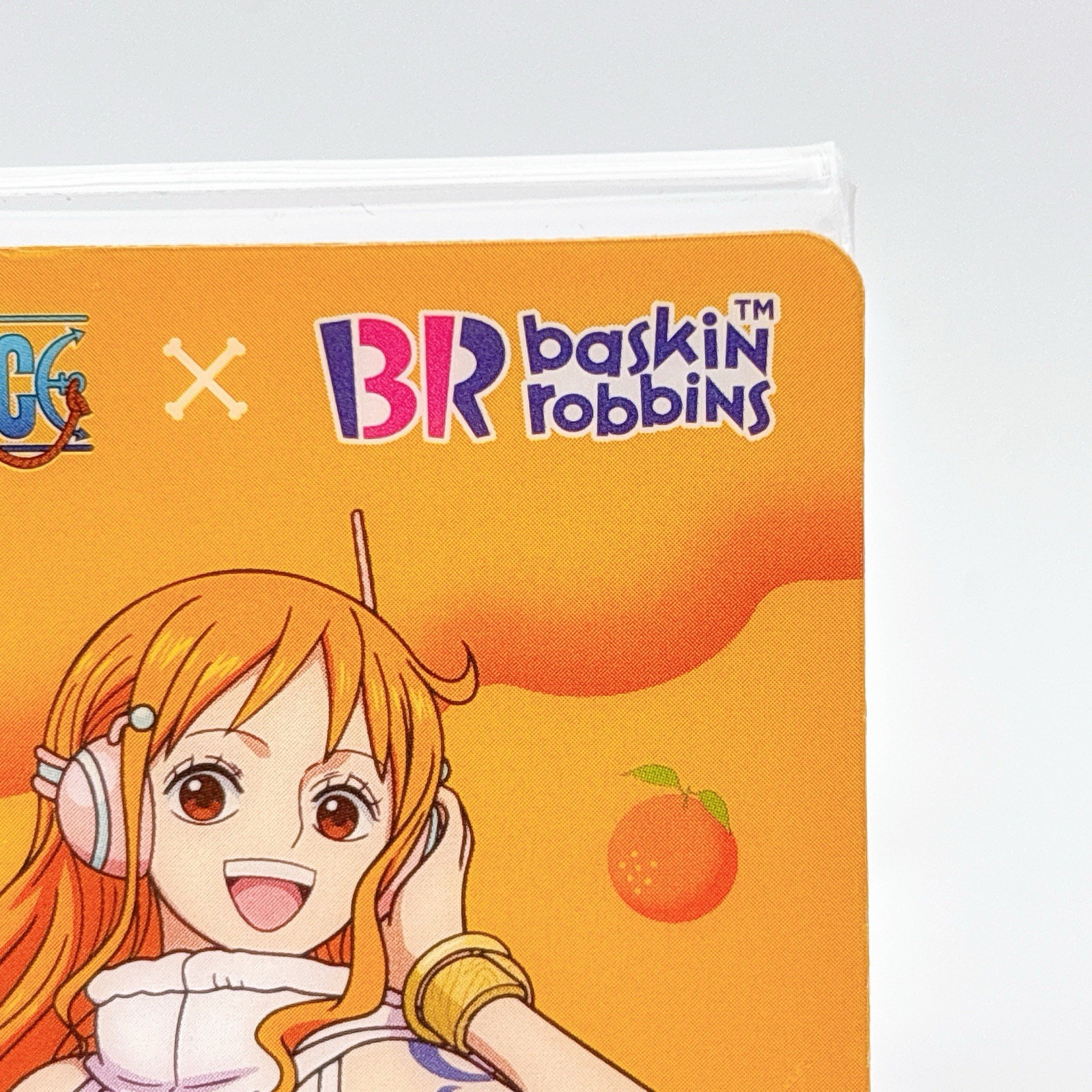 Nami One Piece Baskin Robbins Collaboration Clear Card Anime Jump Japan Promo