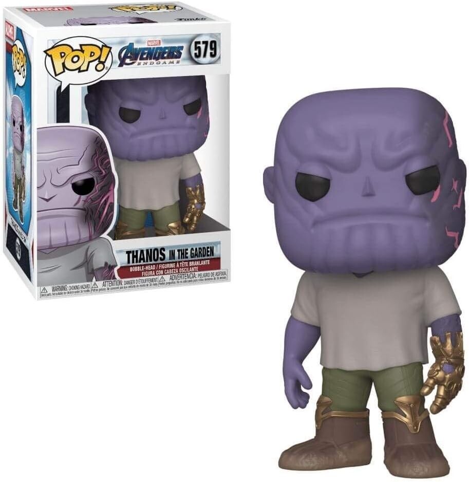 BOX DAMAGED! Funko Pop! Marvel: Avengers Endgame – Casual Thanos with Gauntlet