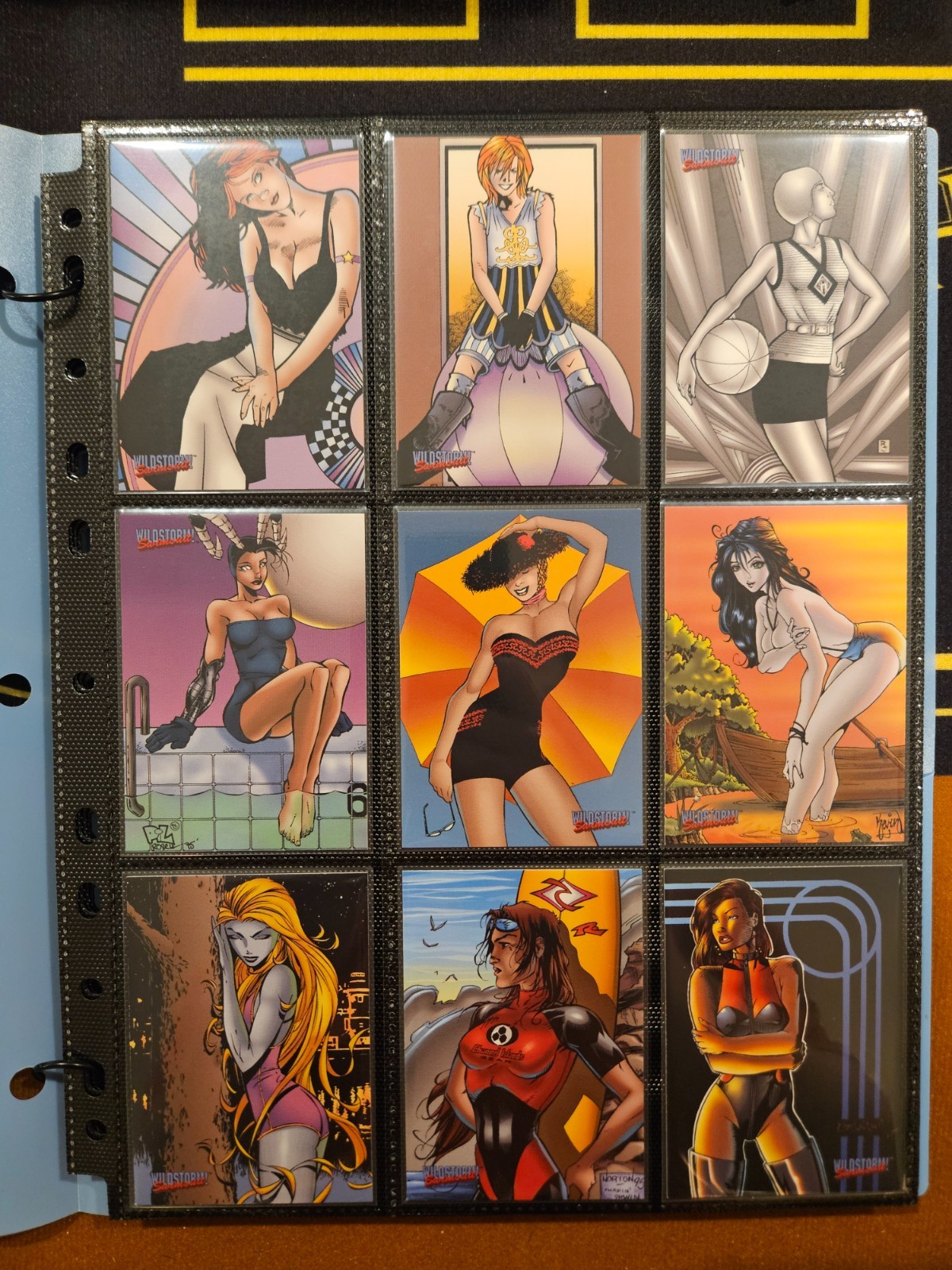 1996 WildStorm Swimsuit Complete 99 card base set