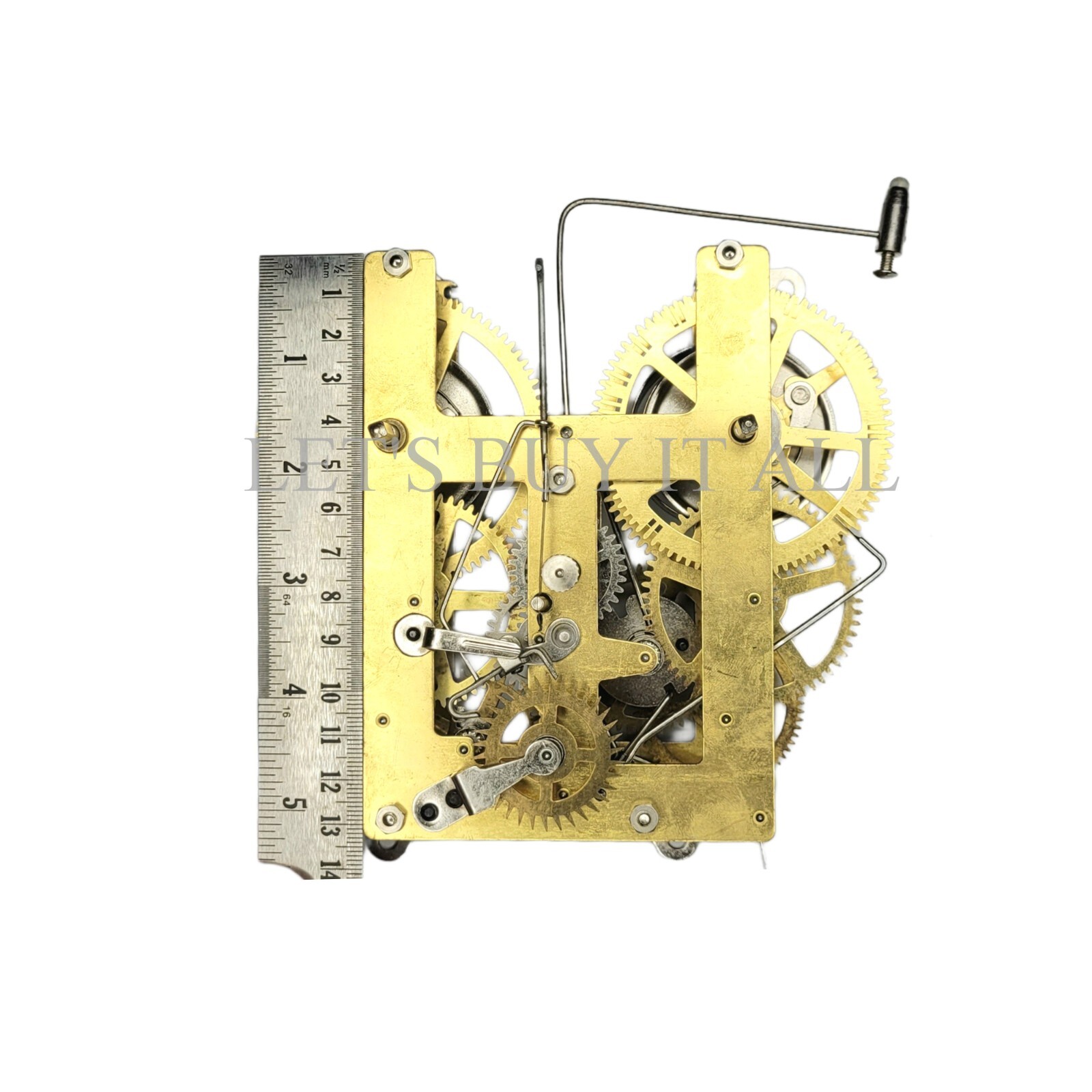 Mechanical Clock Movement Manual Wind For Mantle Clocks 9 1/4″ Pendulum (#100)