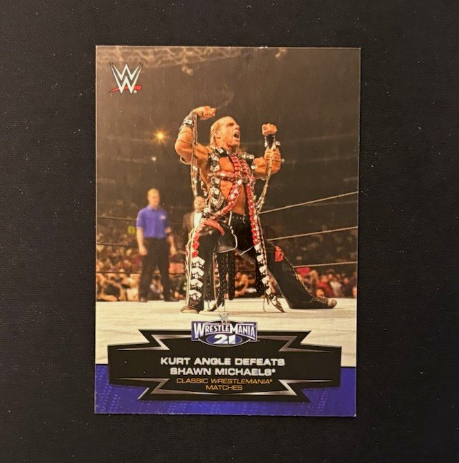 Topps 2015 WWE WrestleMania 21 Classic #21/30 Kurt Angle vs Shawn Michaels