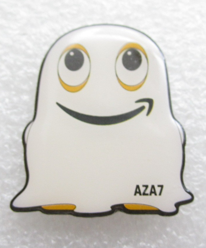 Happy Ghost Lapel Pin (D663)