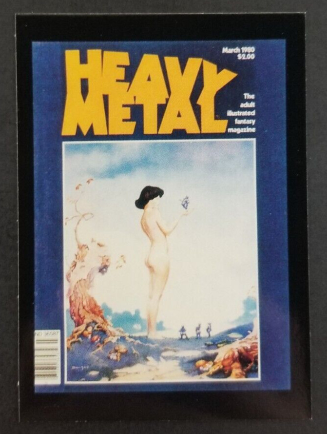 Heavy Metal 1991 Fantasy Horror Sci-Fi Comic Images Card #27 (NM)