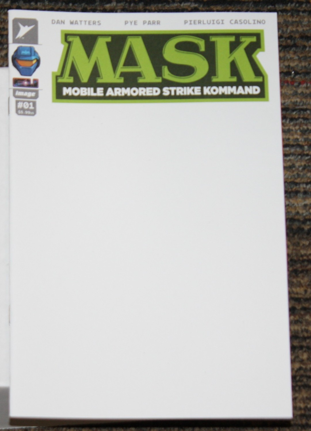 Image Mask (2026) #1 BLANK Sketch Cover Variant – (Venom Var)