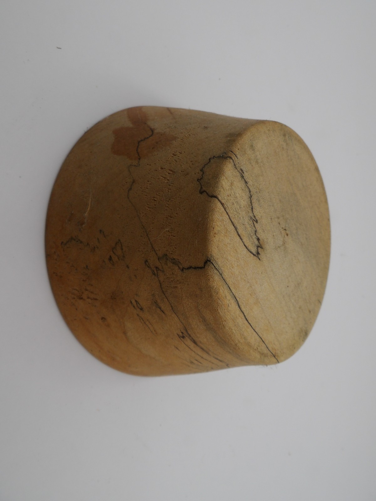 Vintage Hand Turned Wood Bowl Stamped “AG” Lot H
