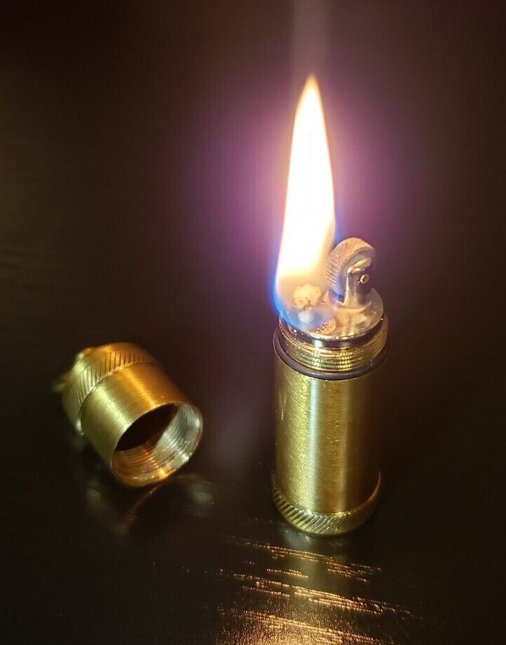 WW2 GERMAN STYLE LIGHTER Lighter Fluid Saves Fuel Vintage Trench Classic USA