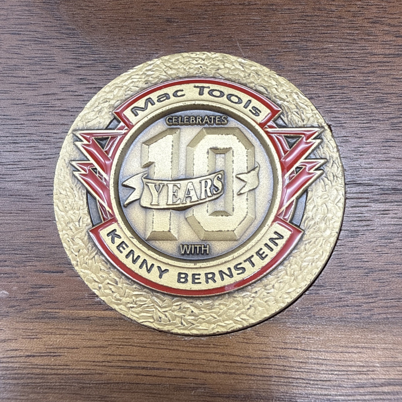 Mac Tools Kenny Bernstein Limited Edition Knife And Coin SN#1232 of 5000