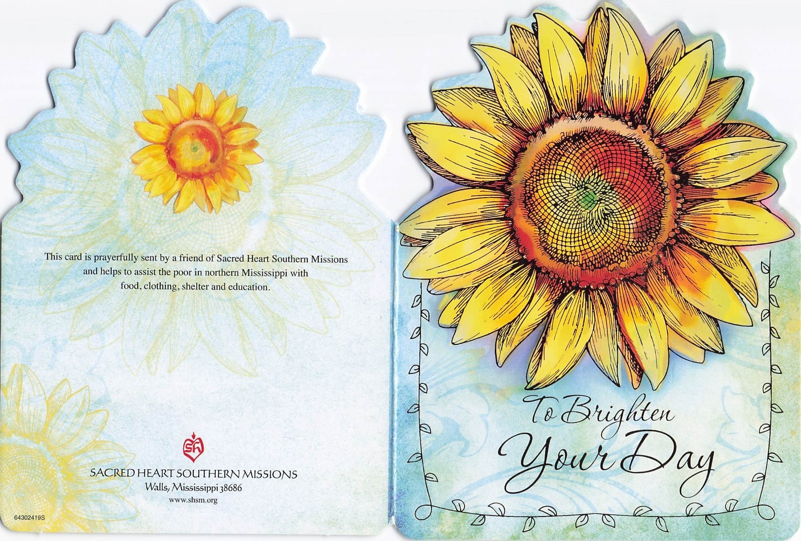 Sacred Heart Southern Missions Assorted All Occasions Greeting Cards Set of 5