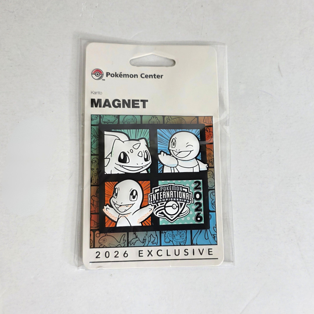 Pokémon Center NAIC 2026 Pokemon International Championship Exclusive Magnet NEW