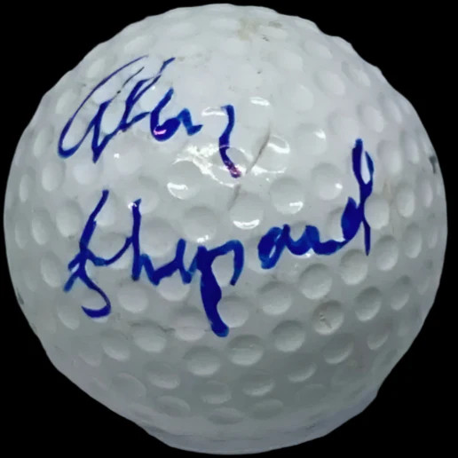 Astronaut Alan Shepard Signed Golf Ball – JSA COA w/full letter of authenticity