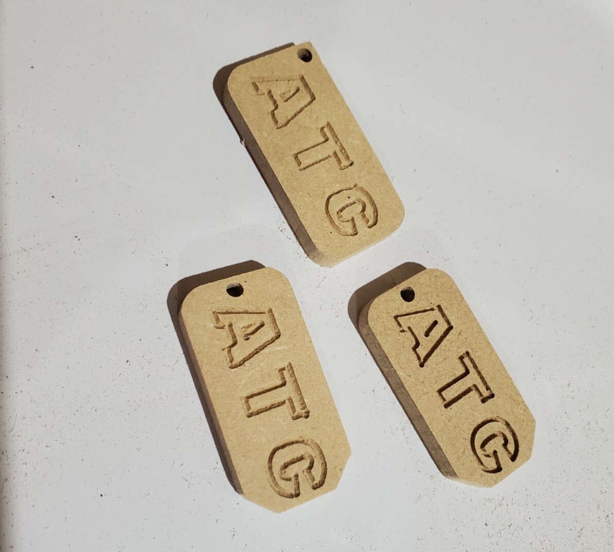 Fully Custom CNC Machined keychains price will vary depending on your design