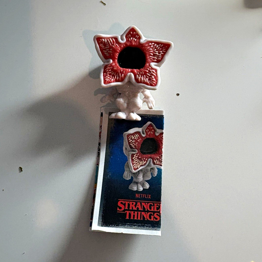 Stranger Things Demogorgon Plastic Figurine, White/Red/Black Collectible