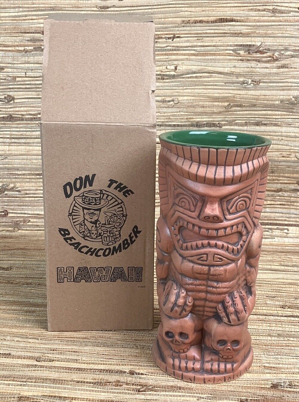 Don The Beachcomber Tiki Mug By Brad Parker 7.75″ Tall New