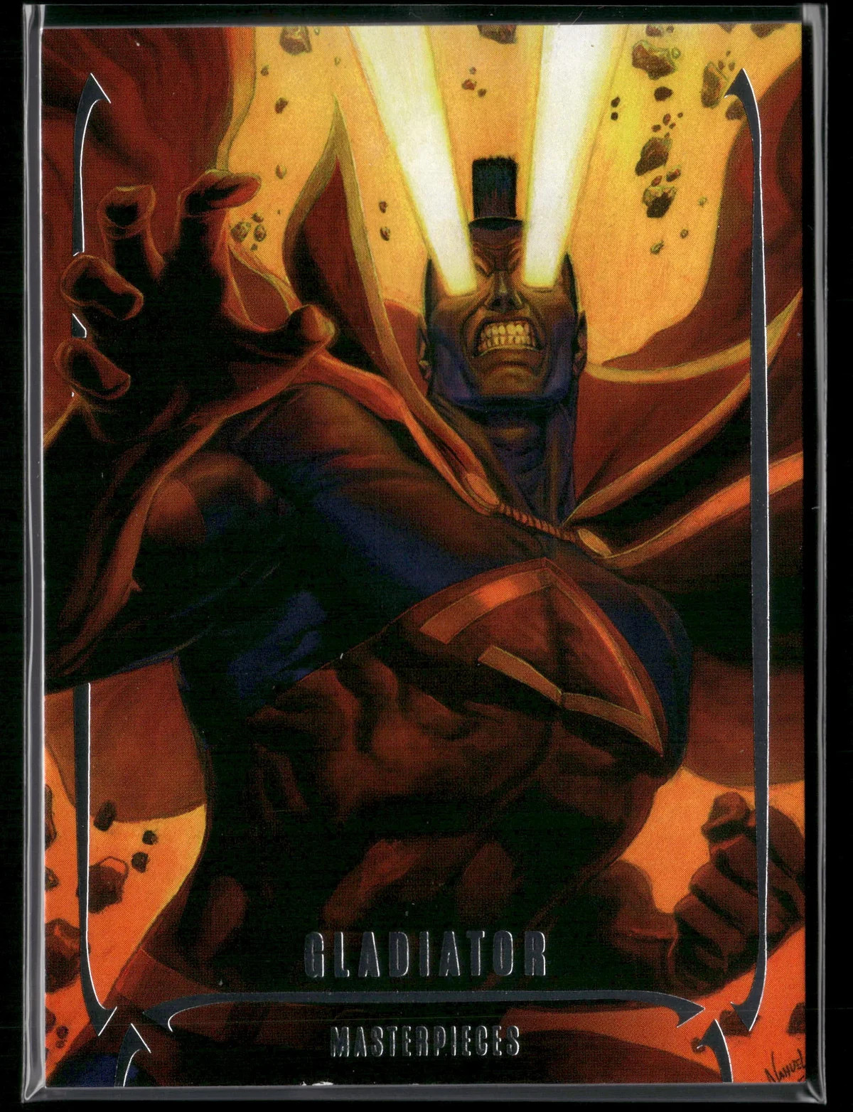 2024 Marvel Masterpieces Gladiator #11 Silver Foil Serial Numbered