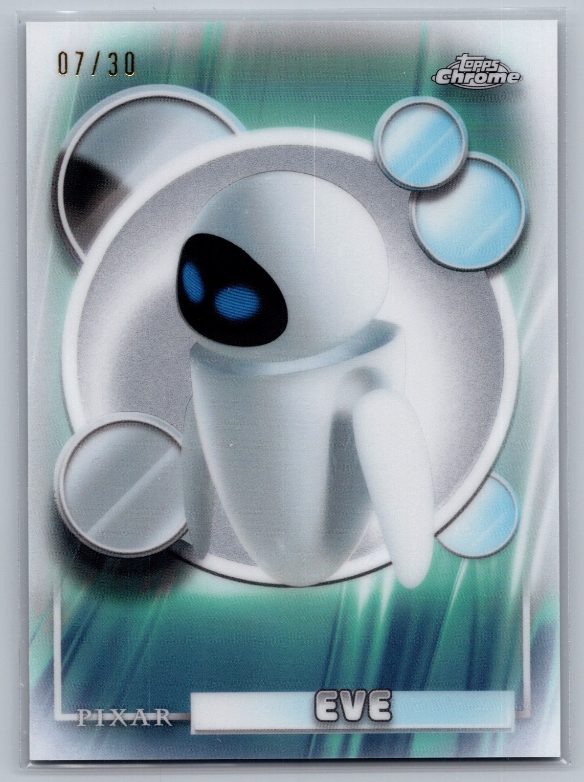 2026 Topps Chrome Disney #146 PEARL Refractor EVE From WALL-E 07/30