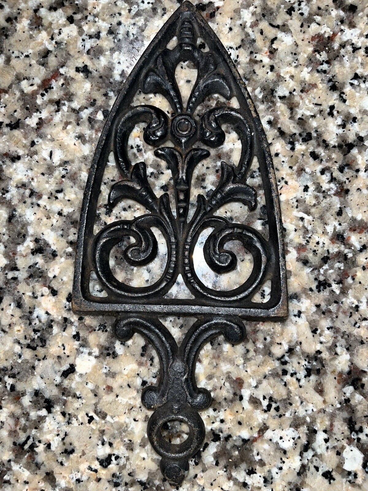 Vintage Cast Iron Trivet “Cathedral” T-12 By J.Z.H 1952 Wall Hanger Decoration