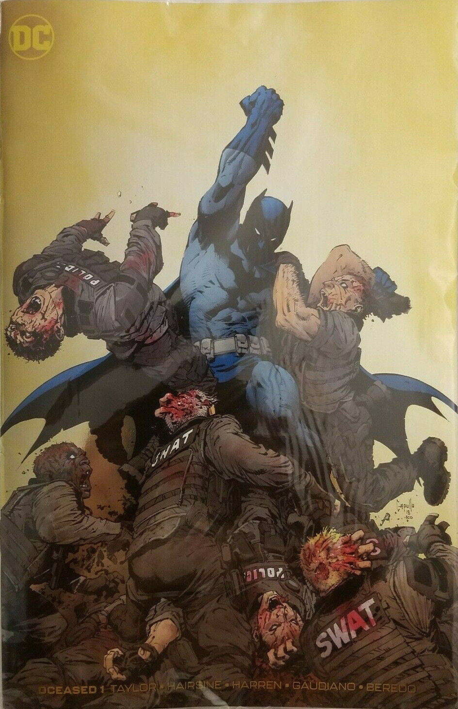 DCeased 1 GREG CAPULLO FAN EXPO DALLAS GOLD FOIL VARIANT NM