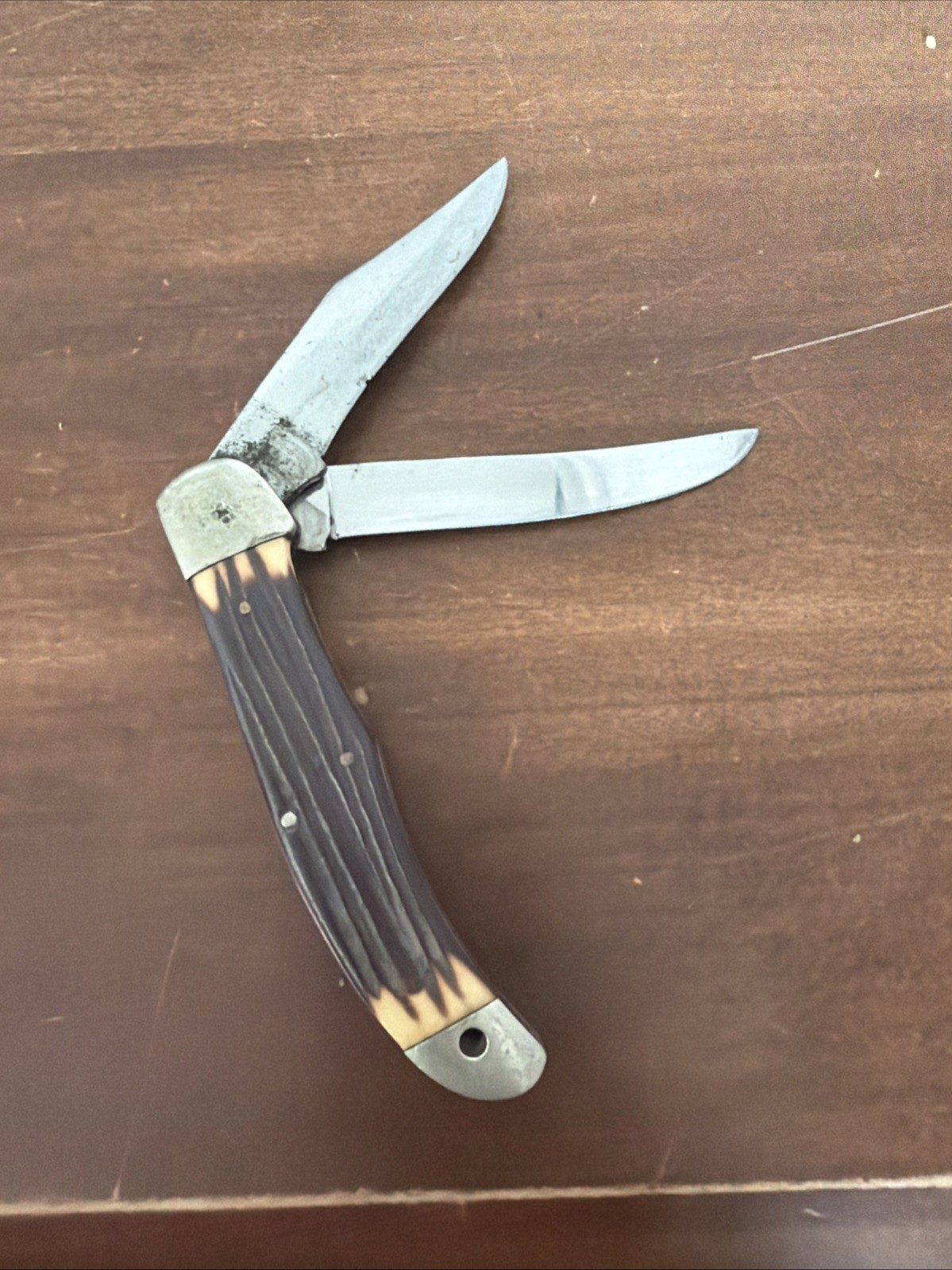 Large Queen Steel USA 1978 Winterbottom Trapper Pocket Knife