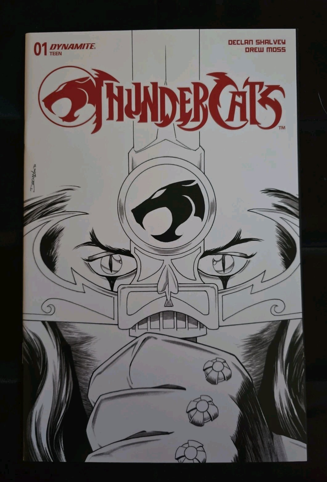 Thundercats #1 Declan Shalvey 1:10 Line Art Variant Dynamite 2024 NM 1st print