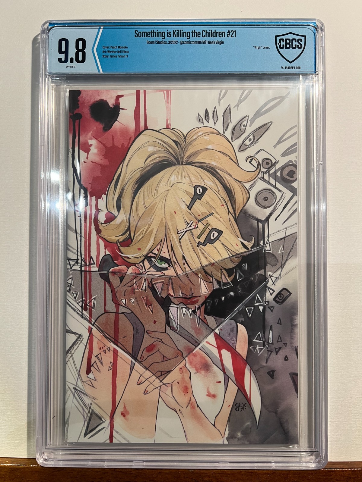 Something is Killing the Children #21R – 🔑 Peach Momoko Mask Variant – CBCS 9.8