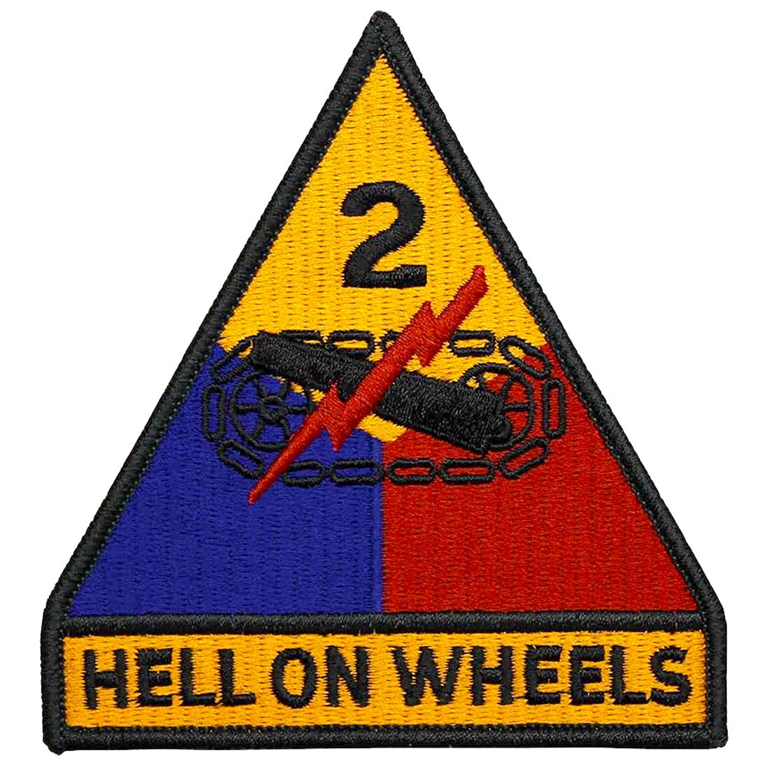 2nd Armored Division Color Patch (Military Issued)-Veteran Owned Business