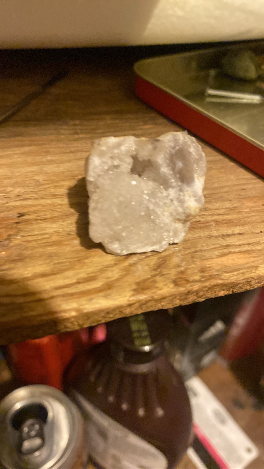 Natural Quartz Crystal Cluster Geode Rough Mineral Specimen