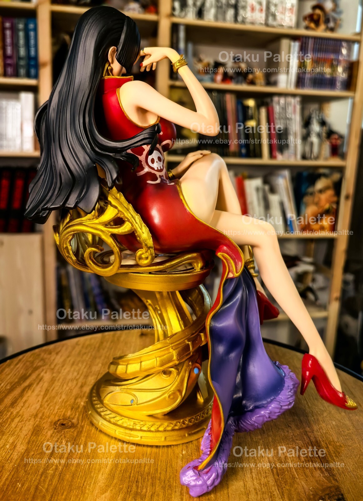 One Piece Boa Hancock Luffy Figure 1/7 Scale Statue Anime Gift Matte Finished GK