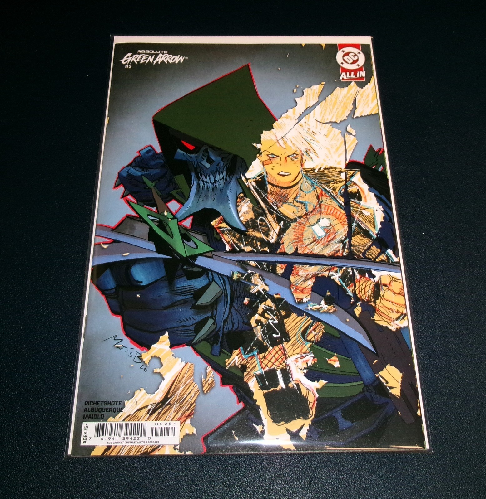 Absolute Green Arrow #2 1:25 Matias Bergara Incentive Variant DC 2026