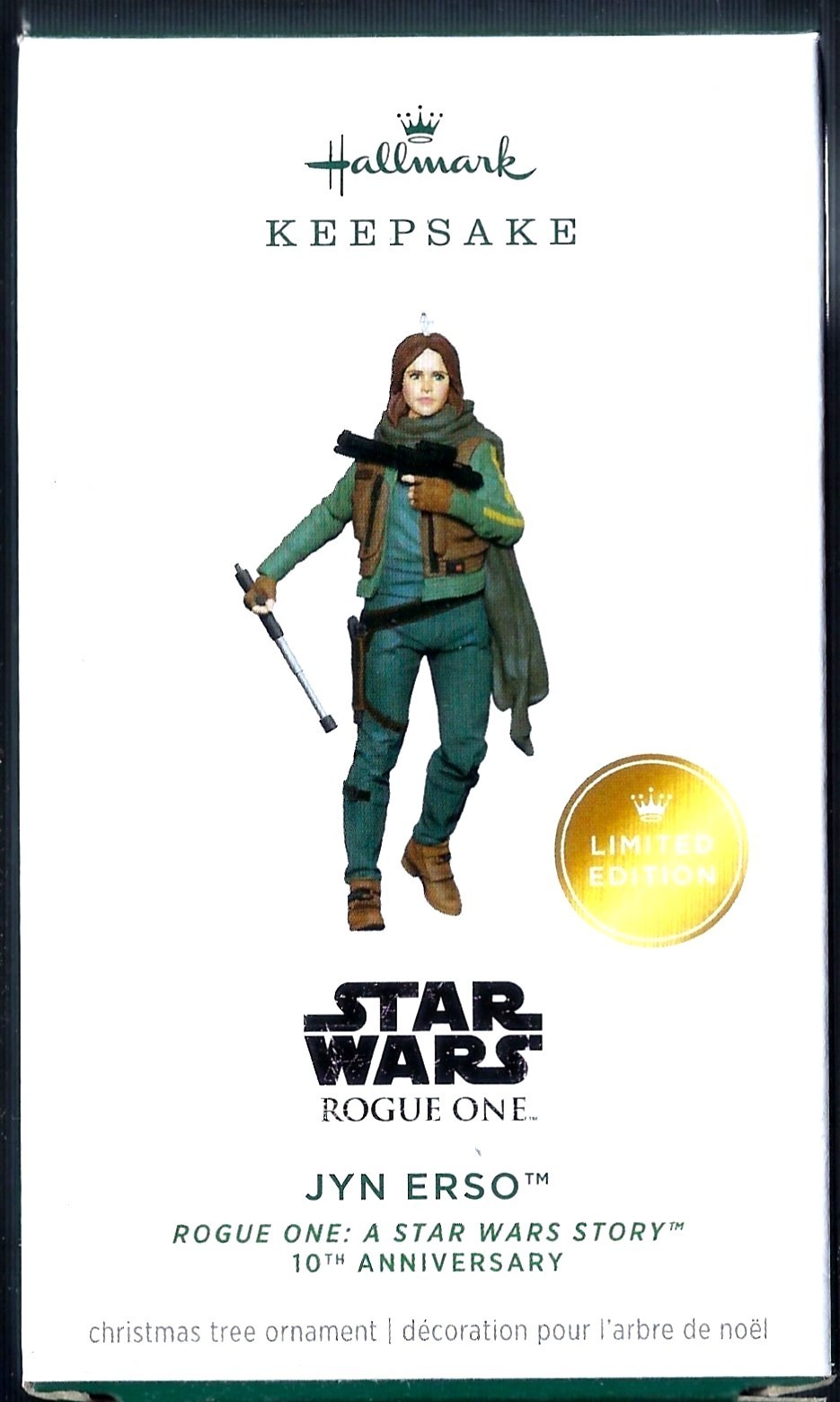 Hallmark Keepsake 2026 Star Wars Jyn Erso Limited Edition Ornament NEW