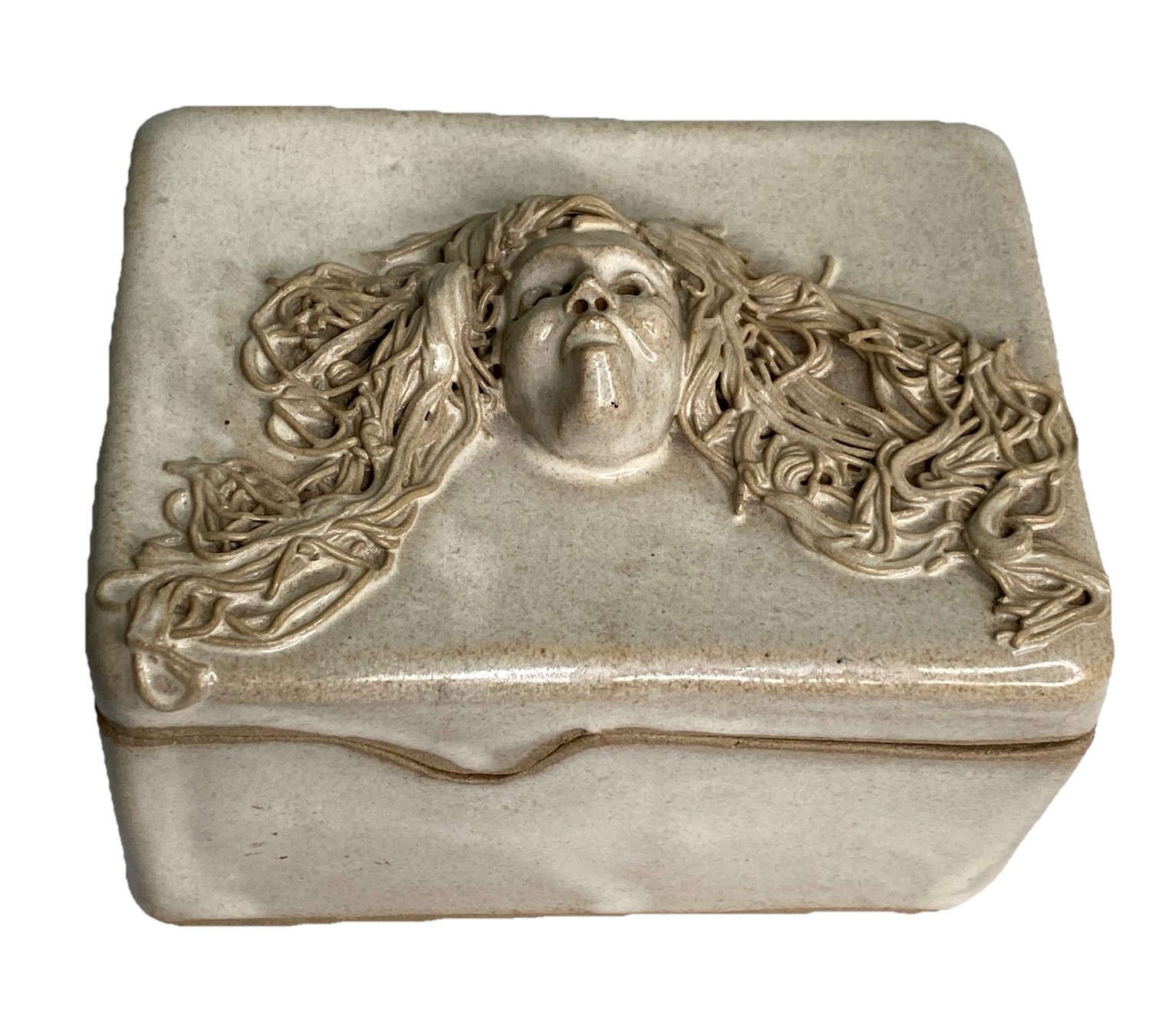 Nan Kirstein Trinket Box Art Nouveau 4″