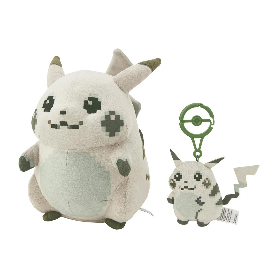 Pikachu Of The Beginning Plush Mascot Set 30th Anniversary Pokemon Red Green New