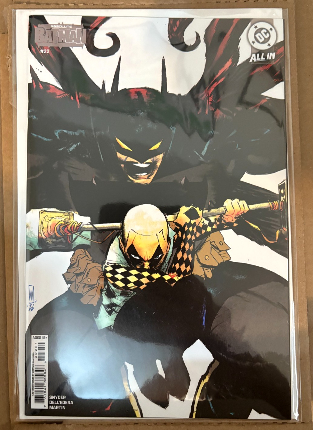 Absolute Batman #22 Werther Dell’Edera 1:25 Ratio Variant DC Comics NM In Hand