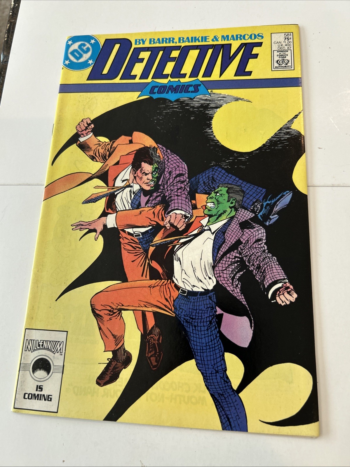 Detective Comics # 581 DC Comic Book Batman Joker Robin Catwoman