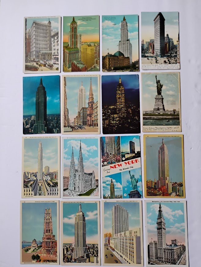 Vintage Lot of 120 New York City NYC Postcards