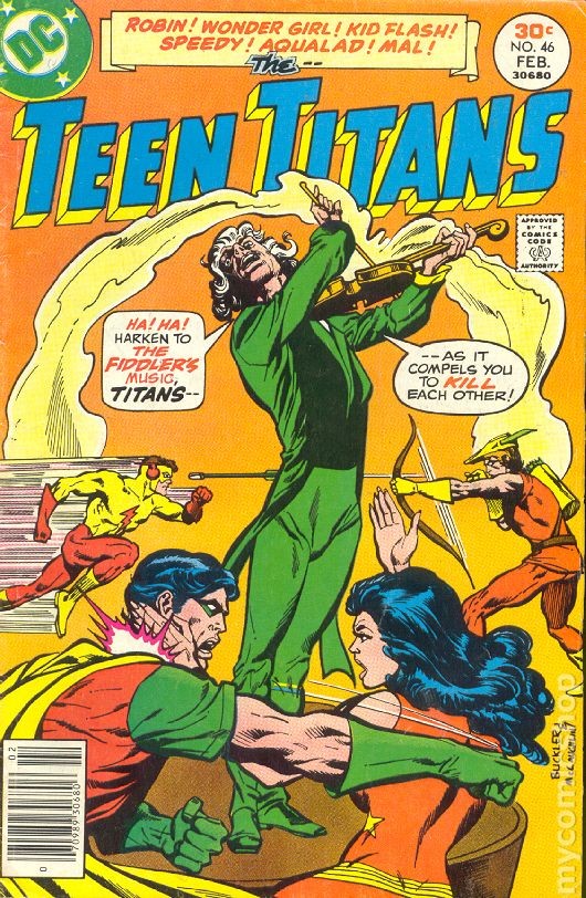 Teen Titans #46 VG 1977 Stock Image Low Grade
