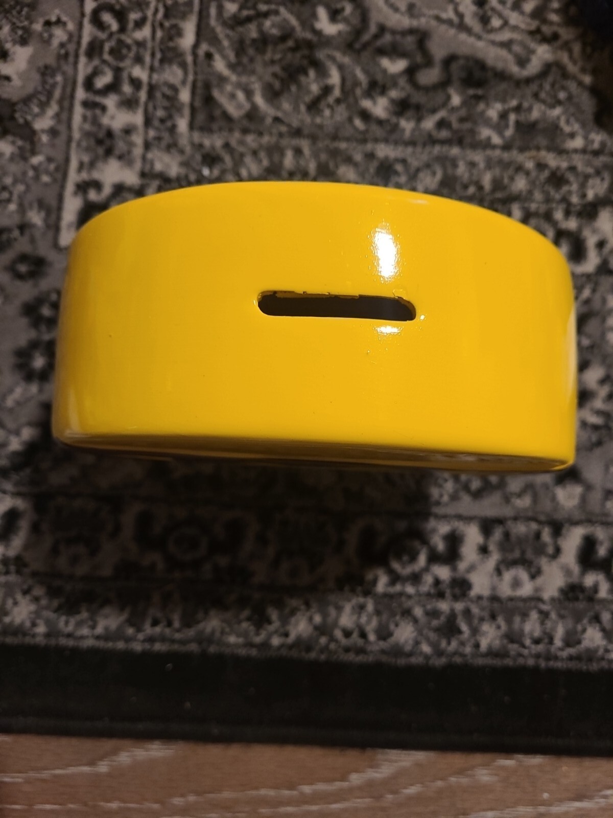 Emoji Laughing Emoji Double Sided Ceramic Coin Bank 6.85in H X 7in W X 3in D