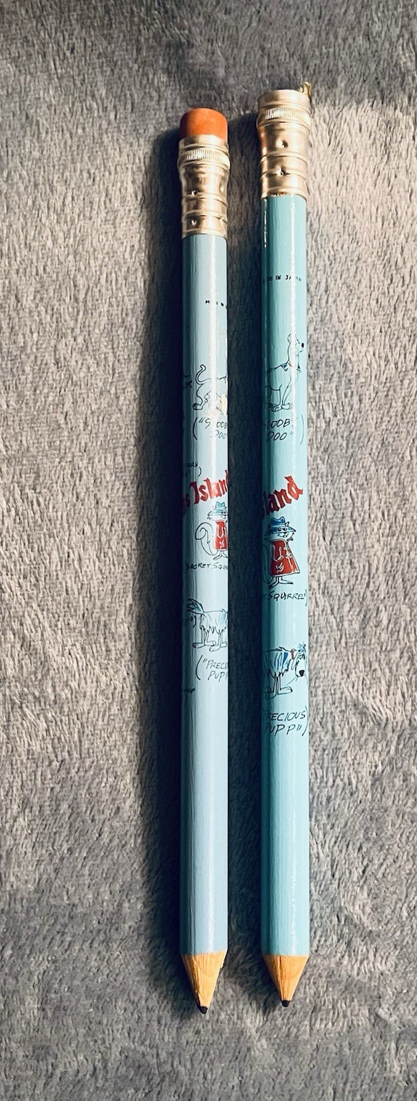 2 Kings Island Amusement Park 10 1/2″ Jumbo Pencil Made in Japan ~ 1 w/o Eraser