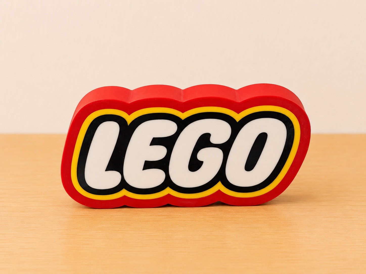 LEGO Logo LED Light Box USB Powered 3D Printed Desk Lamp Sign 9″ x 5 ” Inch