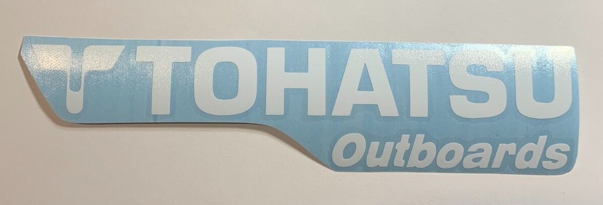 Tohatsu Outboards Logo -Die Cut Vinyl Decal High Quality Outdoor Sticker Fishing
