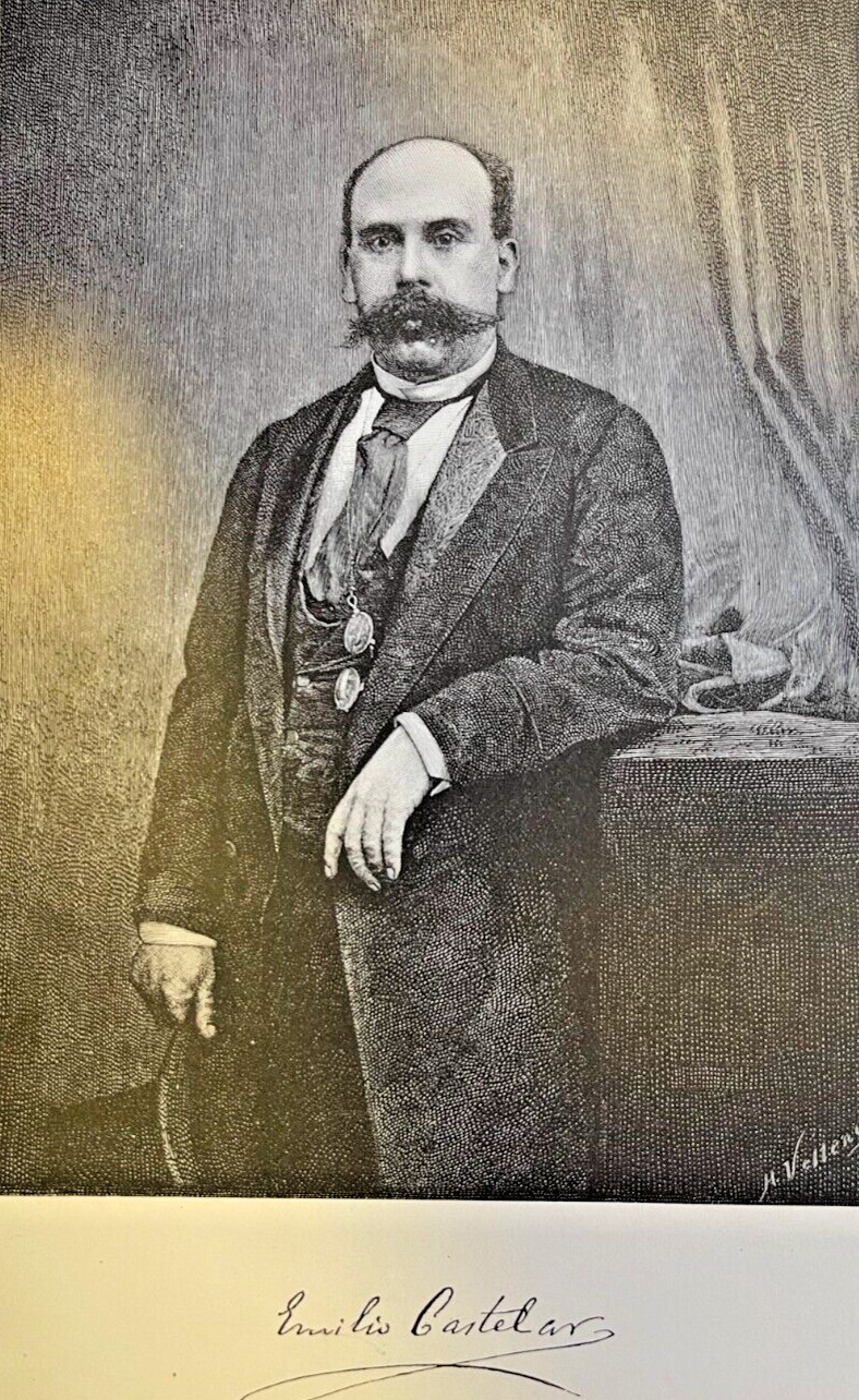 1886 Don Emilio Castelar Spanish Orator
