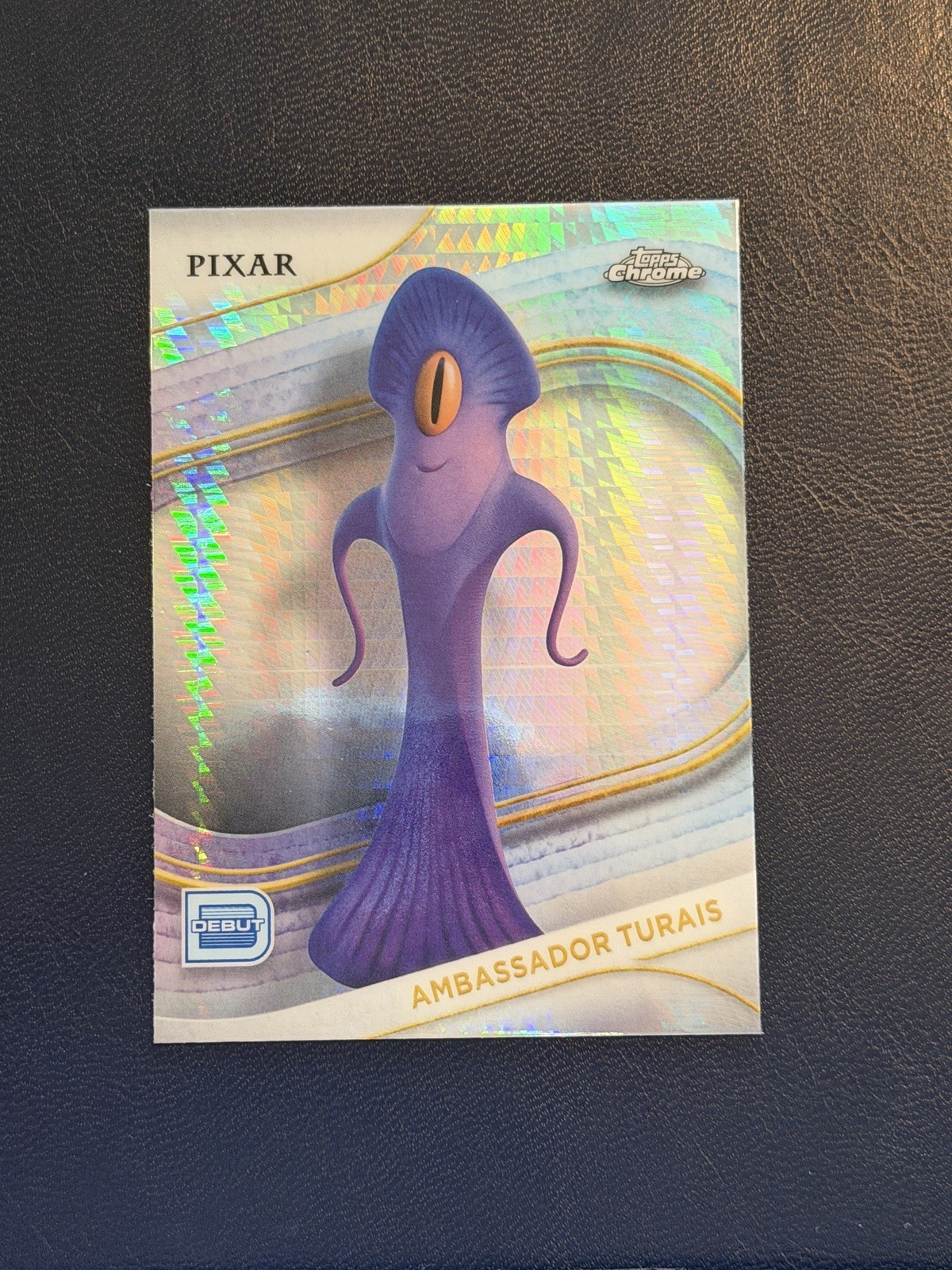 2025 Topps Chrome Pixar Ambassador Turais Debut #137 Prism Refractor from Elio