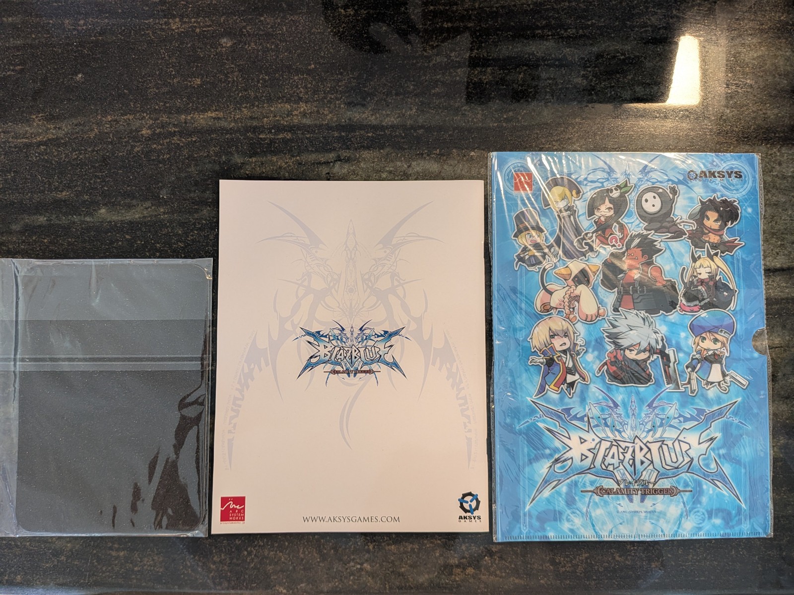 Guilty Gear Mousepad, The Art Of Blazblue Artbook, Anime expo clear File Folder
