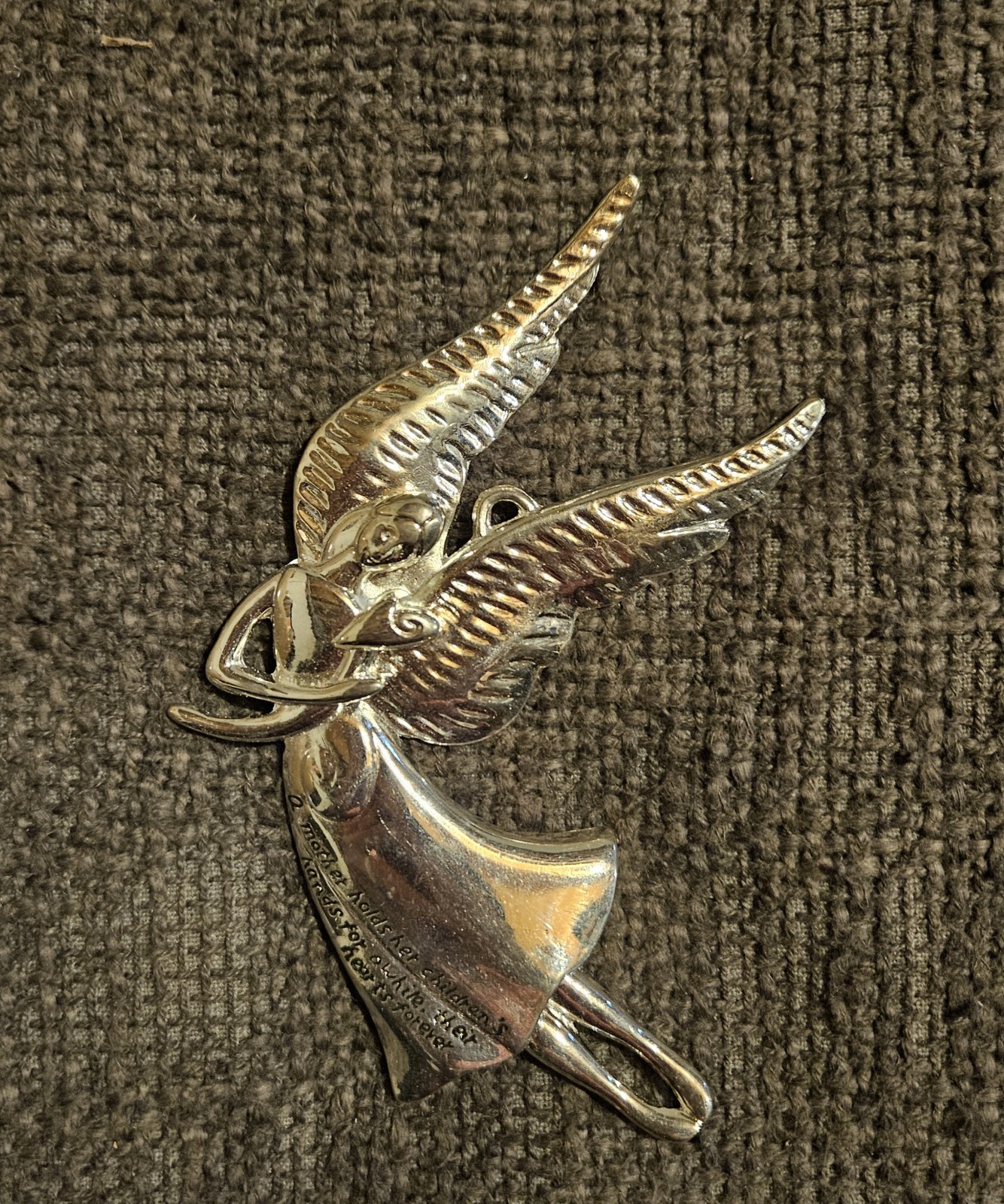 Serenity Angel Ornament “A Mother holds her children…”