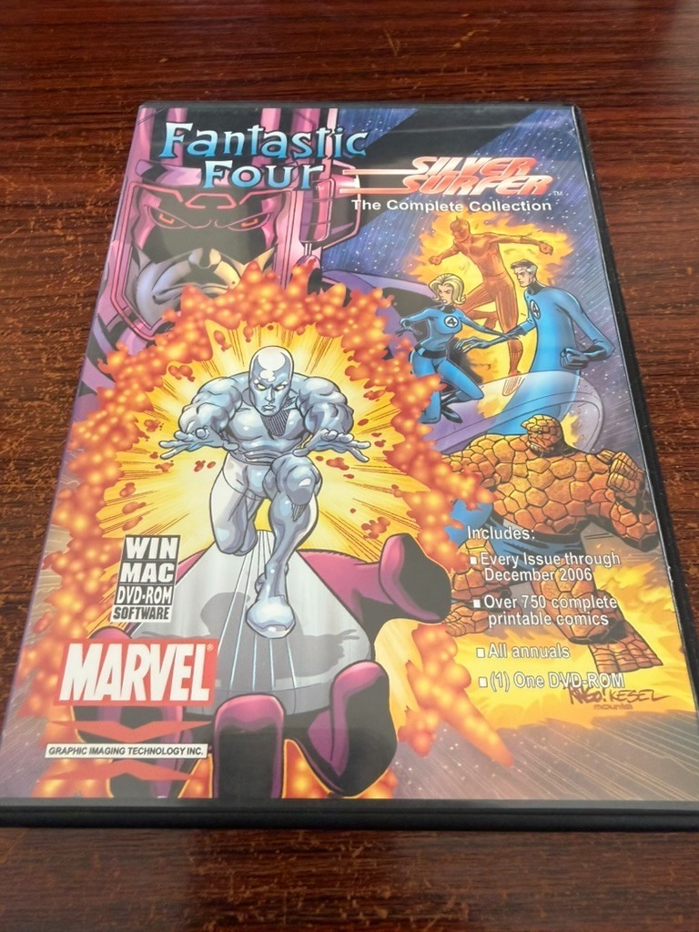 Fantastic Four Silver Surfer Complete Collection DVD ROM 750 Comics with box